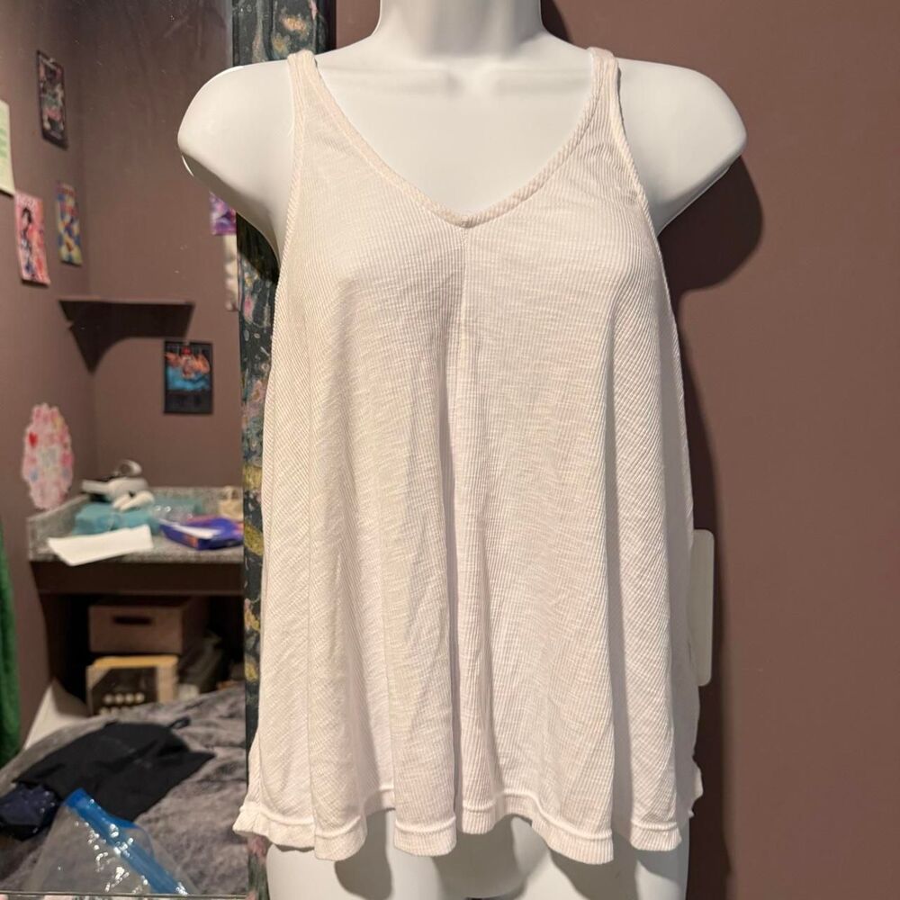 Free-people Women's White and Cream Vest